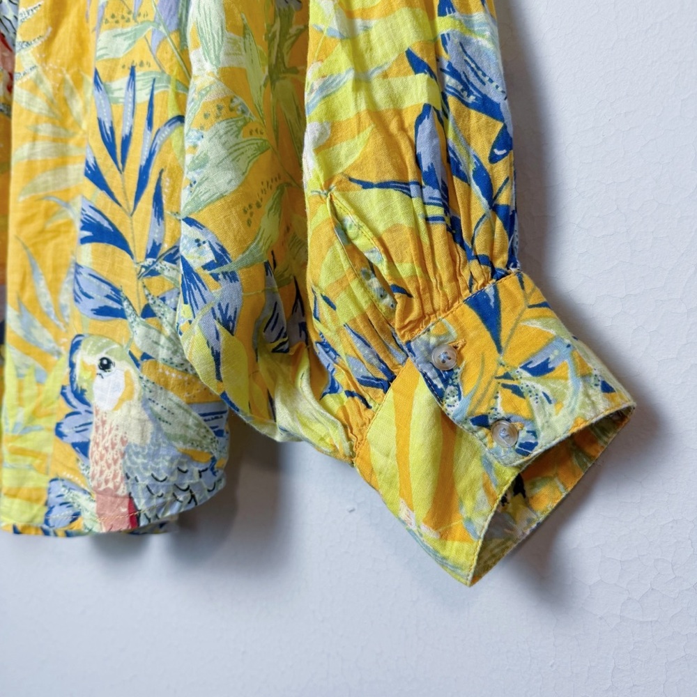 Anthro Maeve Parrot Print Top - Picture 10 of 12